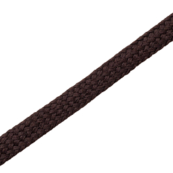 С34 Шнур обувной плетеный 6мм +/-1 мм*100м (Мн.) (темно-коричневый)