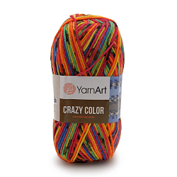 Пряжа YarnArt 'Crazy color' 100гр 260м (25% шерсть,75% акрил)