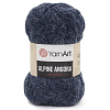 Пряжа YarnArt 'Alpine Angora' 150гр 150м (20% шерсть, 80% акрил) 338 темный джинс