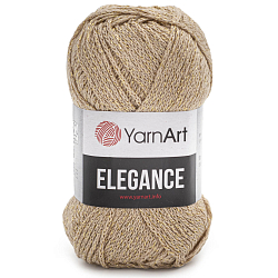 Пряжа YarnArt 'Elegance' 50гр 130м (88% хлопок, 12% металлик)