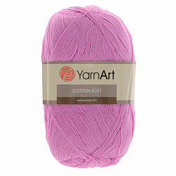 Пряжа YarnArt 'Cotton soft' 100гр 600м (55% хлопок, 45% акрил)