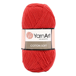 Пряжа YarnArt 'Cotton soft' 100гр 600м (55% хлопок, 45% акрил)