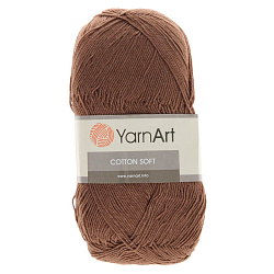 Пряжа YarnArt 'Cotton soft' 100гр 600м (55% хлопок, 45% акрил)