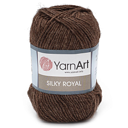 Пряжа YarnArt 'Silky Royal' 50гр 140м (35% шелковая вискоза, 65% шерсть мериноса)