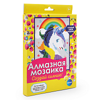 87961 Алмазная мозаика Единорог, 20*15 см