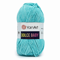 Пряжа YarnArt 'Dolce Baby' 50гр 85м (100% микрополиэстер) (746 бирюзовый)