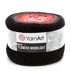 Пряжа YarnArt 'Flowers Moonlight' 260гр 1000м (53% хлопок, 43% полиакрил, 4% металлик)