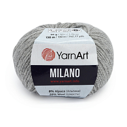 Пряжа YarnArt 'Milano' 50гр 130м (8% альпака, 20% шерсть, 8% вискоза, 64% акрил)