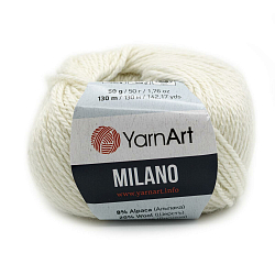 Пряжа YarnArt 'Milano' 50гр 130м (8% альпака, 20% шерсть, 8% вискоза, 64% акрил)