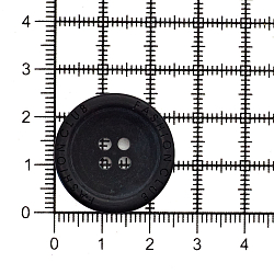CN A083 Пуговица 'Fashion Club' 40L (25мм) 4 прокола, пластик
