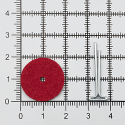 Набор креплений: диск из фибры 20мм (10шт), Т-шплинт 2,0х20мм (5шт)