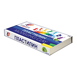 12С 878-08 Пластилин 'Классика' 6 цветов