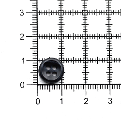 CN 2801 Пуговица 17L (10,5мм) 4 прокола, пластик