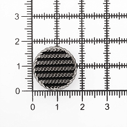 ME 651 Пуговица 'Твидовая' 28L (18мм) на ножке, металл