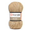 Пряжа YarnArt 'Velour' 100г 170м (100% микрополиэстер) 843 бежевый