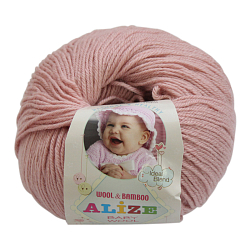 Пряжа ALIZE 'Baby wool' 50гр. 175м. (20% бамбук, 40% шерсть, 40% акрил) ТУ