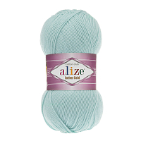 Пряжа ALIZE 'Cotton gold' 100гр. 330м. (55% хлопок, 45% акрил) ТУ (522 мята)