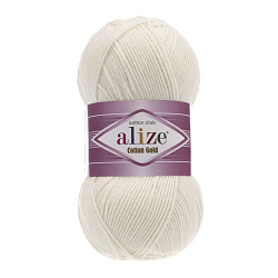 Пряжа ALIZE 'Cotton gold' 100гр. 330м. (55% хлопок, 45% акрил) ТУ