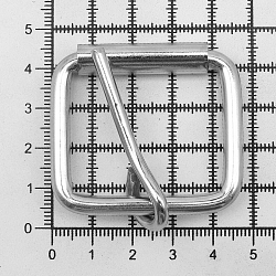 П-10-11 Пряжка роликовая 36мм (46*40мм, d-5мм) металл, никель