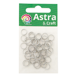 4AR255/256 Кольцо соединительное двойное, 8мм, 50шт/упак, Astra&Craft