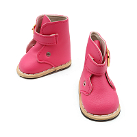 SH-0024 Ботиночки для кукол 7,5*4,2*6,0 см, 1 пара, Astra&Craft (темно-розовый)