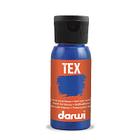 DA0100050 Краска акриловая для ткани, 50 мл, Darwi Tex (256 ультрамарин)