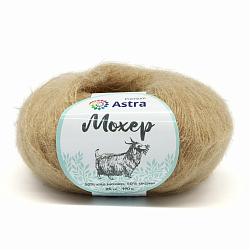 Пряжа Astra Premium 'Мохер' (Mohair) 25гр 190м (+/-5%) (50% кид мохер, 50% акрил)